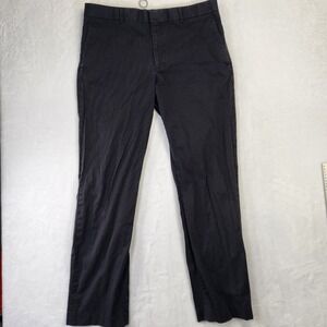 EXPRESS Men Producer Straight Leg Charcoal Pinstripe‎ Size 36x34 Dress Pants